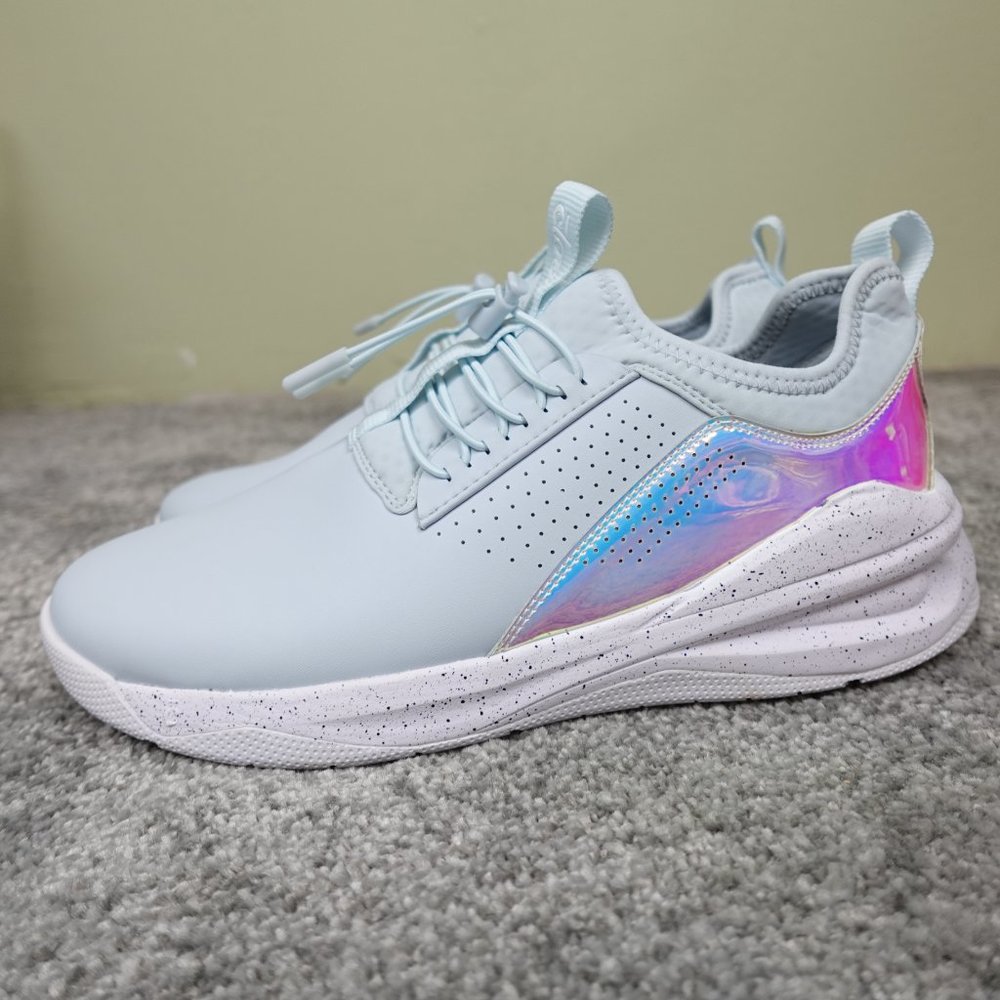 Clove Classic Shoes Womens Sneakers Work Blue Iridescent Nursing Running Walking - Picture 3 of 8